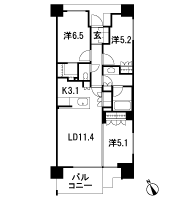 Floor: 3LDK + WIC, the occupied area: 70.29 sq m, Price: TBD