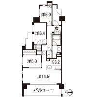 Floor: 3LDK + 2WIC, occupied area: 78.63 sq m, Price: TBD