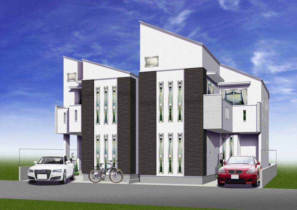 Rendering (appearance). Rendering (B Building on the right)