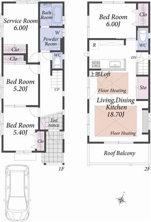Floor plan B Building