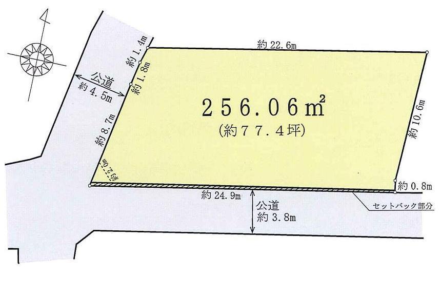 Compartment figure. 156 million yen, 5LDK + S (storeroom), Land area 256.06 sq m , Building area 189.21 sq m
