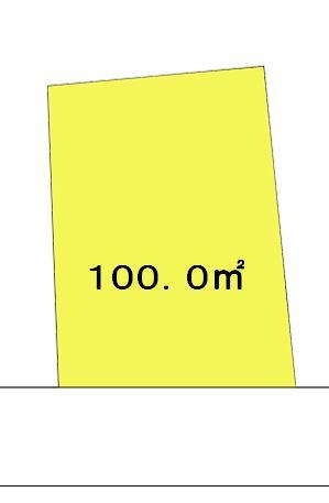 Compartment figure. Land price 56,400,000 yen, Land area 100 sq m compartment view