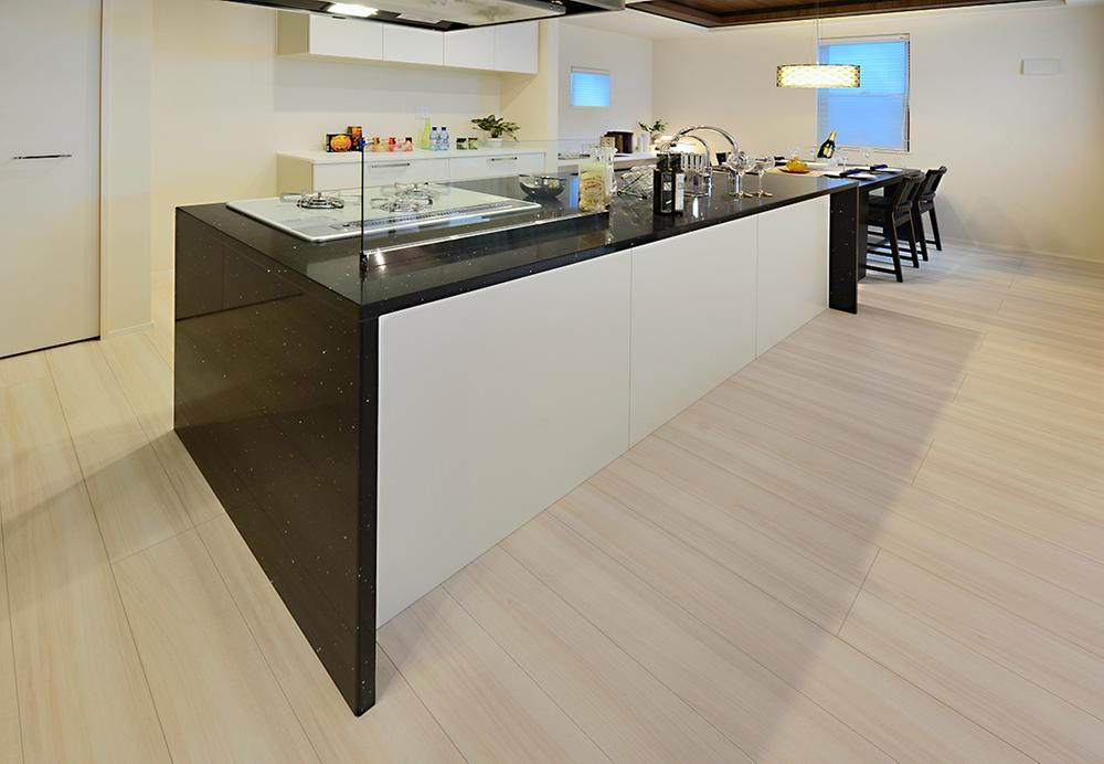 Kitchen. Premium design kitchen classy like part of the furniture. <1 Building Kitchen (October 2013 shooting)>