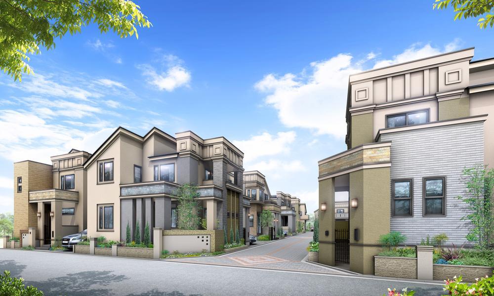 Rendering (appearance). Cityscape Rendering