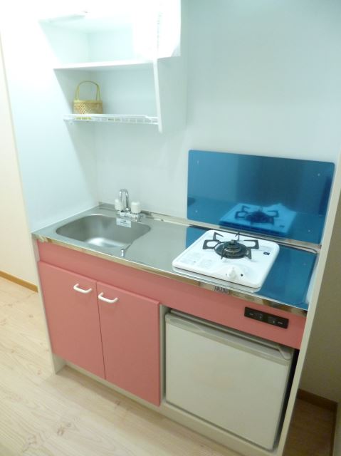 Kitchen. Stylish kitchen with 1 lot gas stoves