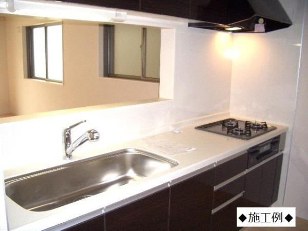 Building plan example (introspection photo). Kitchen construction cases