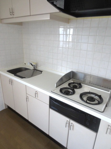 Kitchen. Three-necked gas stove system Kitchen
