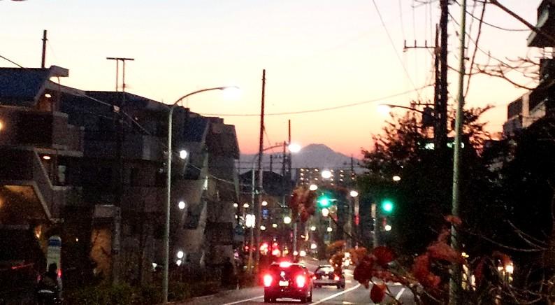 Other local. Overlook Mt. Fuji from the front road. 