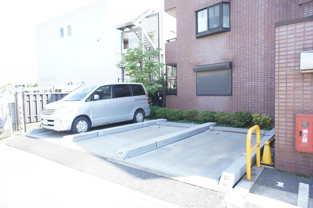 Parking lot. Common areas