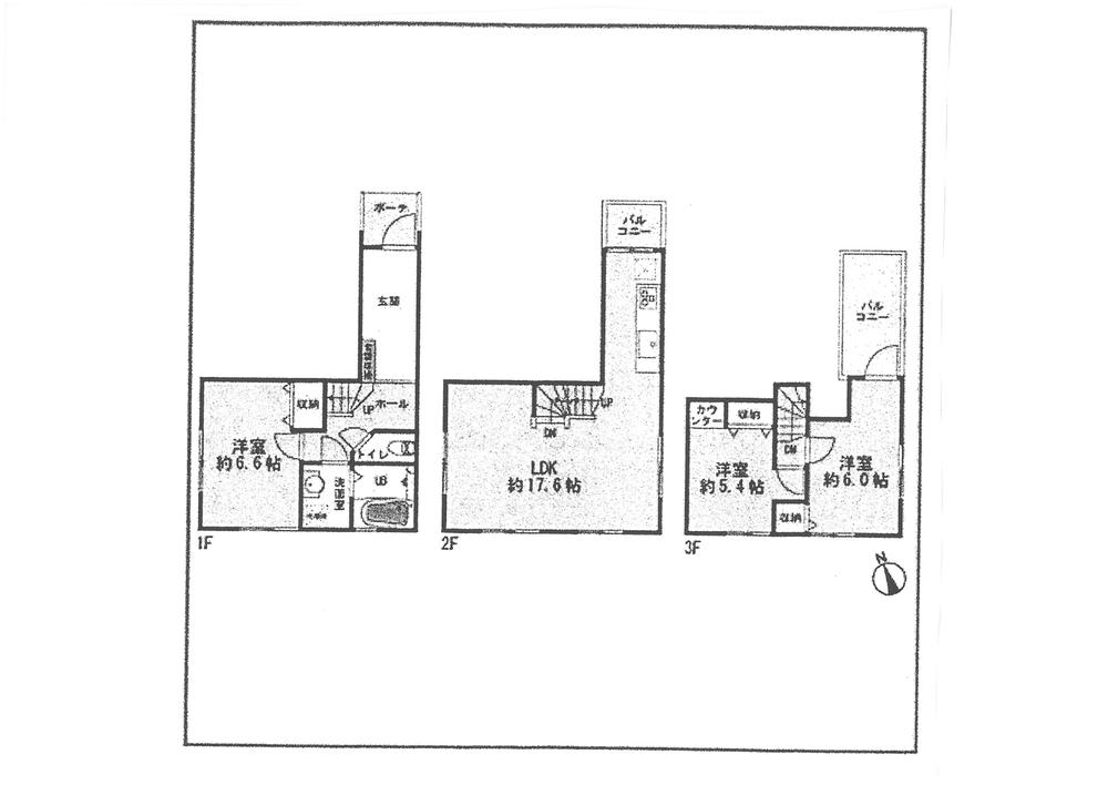 Floor plan. 55 million yen, 3LDK, Land area 64.16 sq m , It is a building area of 82.96 sq m very beautiful to your.