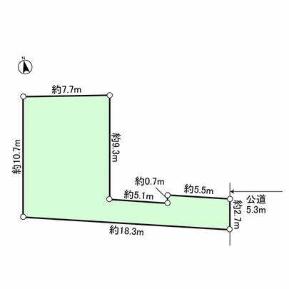 Compartment figure. Land plots [Between a population of about 2.7m] 