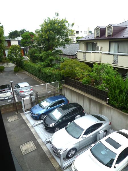 Parking lot. Common areas