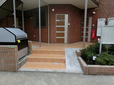 lobby. Entrance is a space