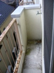 Balcony. Balcony & Laundry Area