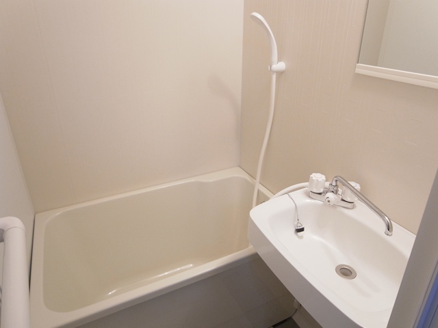 Bath. Renovation by bus toilet!