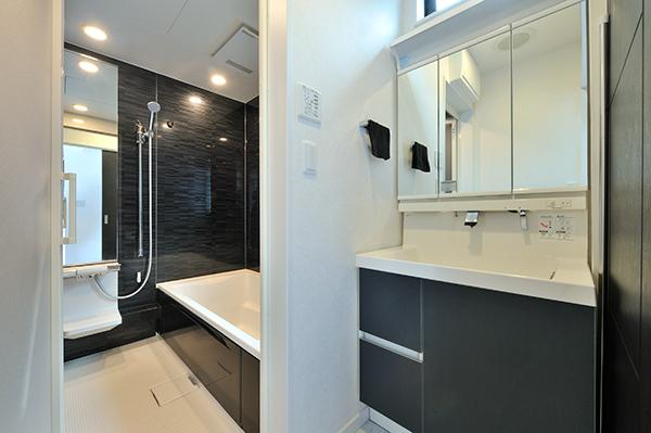 Model house photo. Construction Case (stylish)