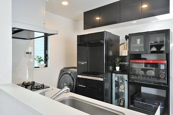 Model house photo. Construction Case (stylish)