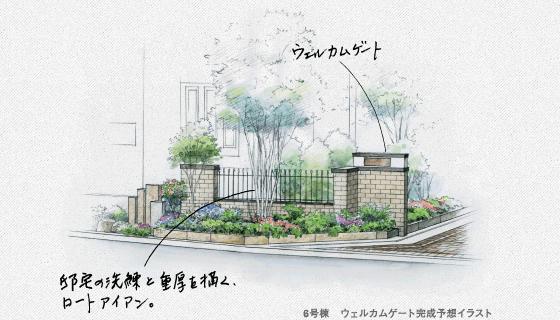 Other. 6 Building welcome gate Rendering illustrations
