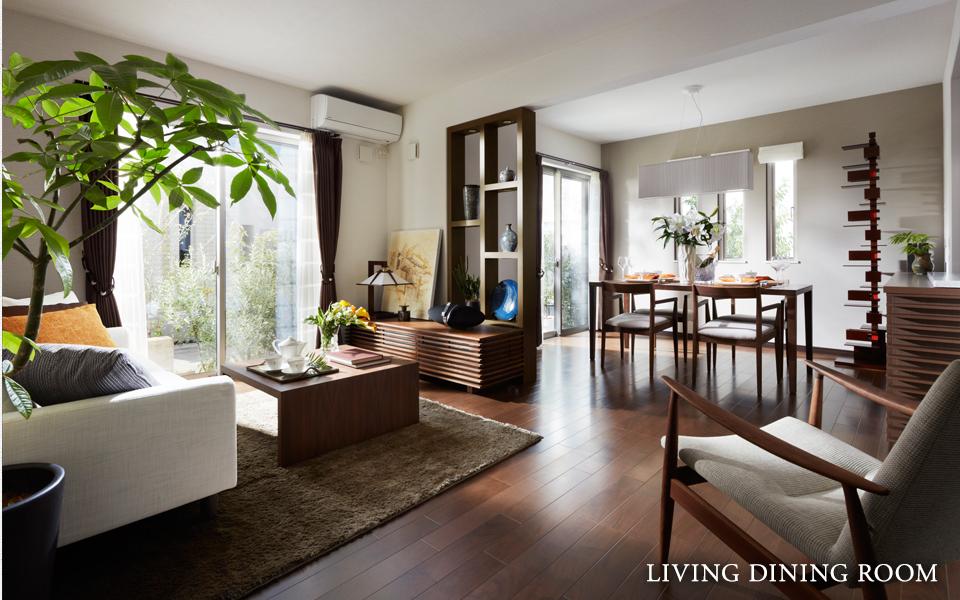 Model house photo. LIVING DINING ROOM1