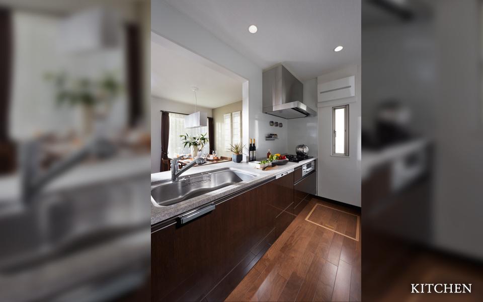 Model house photo. KITCHEN