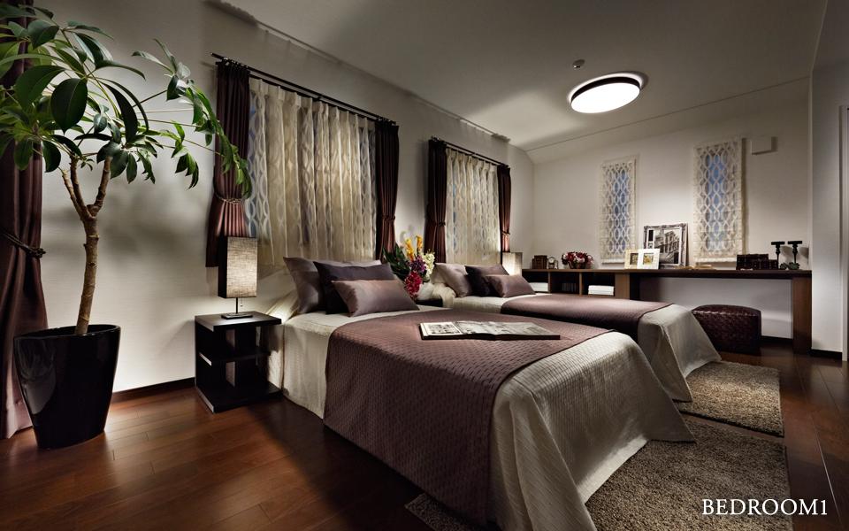 Model house photo. MASTER BEDROOM