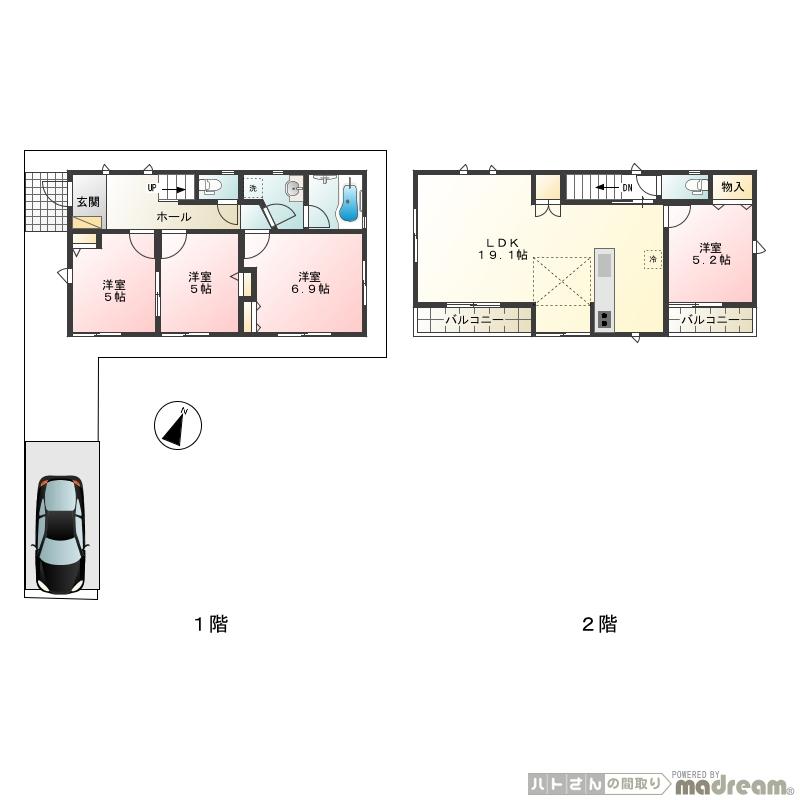 Other. Building C floor plan (including the alley-like portion about 23 square meters)