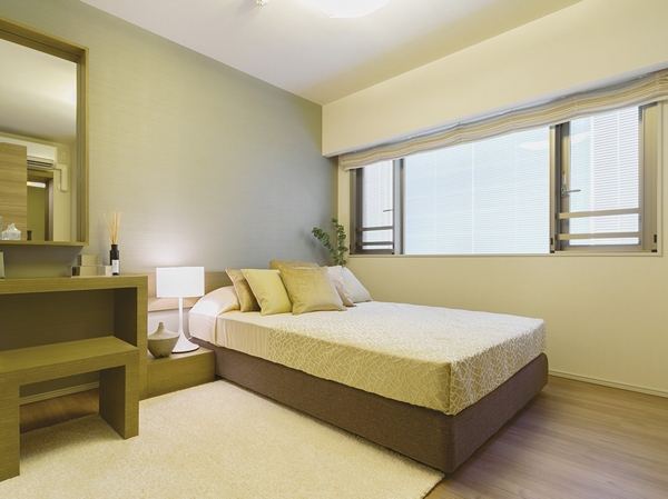 Western-style 1, Brightness there is a wide window is the point. Walk-in closet that can be plenty of storage, such as clothing is installed, It keeps the room is neat.