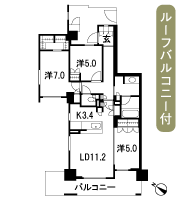 Floor: 3LDK + WIC, the occupied area: 77.89 sq m, Price: 74,460,000 yen, now on sale