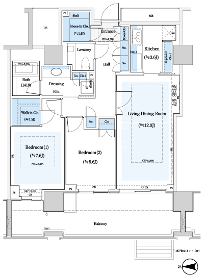 Floor: 2LD ・ K + WIC + SIC, the occupied area: 75.51 sq m, Price: 86,700,000 yen, now on sale