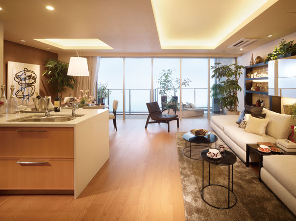 Living.  [living ・ dining] Space full of spread and clear. Selection of material stuck to the real thing, And, Nestled of sophisticated details. Enough to live, Yuku born affection. Dwelling overlaying the aging over time is here.