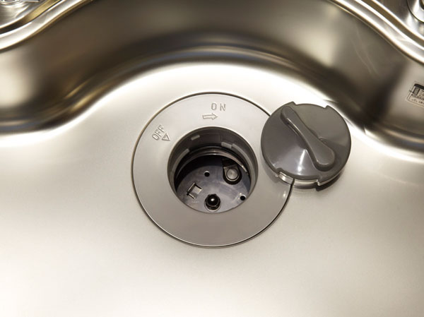 Kitchen.  [disposer] Milling process the raw garbage at the time of cooking on the spot. Reduce the amount of garbage, Keep a clean kitchen.  ※ Depending on the type of garbage you may not be able to process.