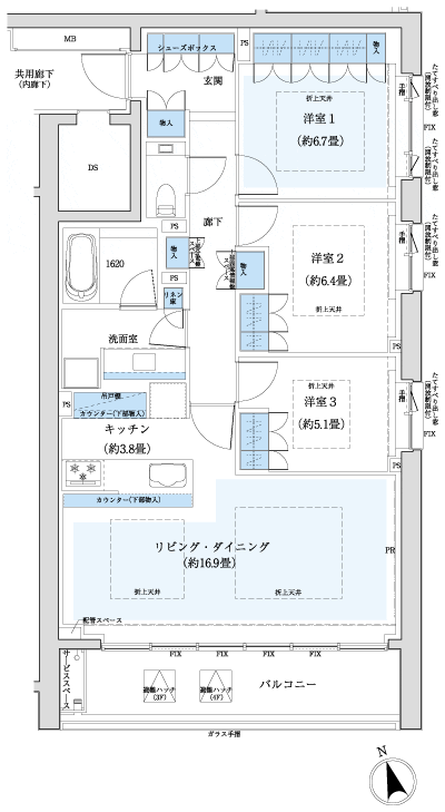 Floor: 3LDK, occupied area: 94.37 sq m, Price: 100 million 35,176,738 yen ・ 100 million 40,319,594 yen, now on sale