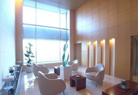 lobby. Spacious entrance lobby of the two-layer blow-by
