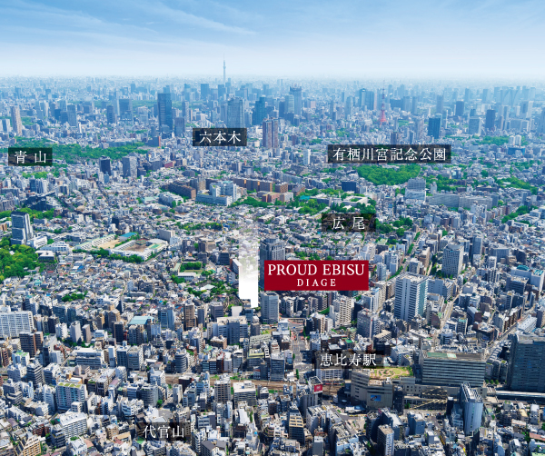 Surrounding environment. Local peripheral aerial photographs (April 2013 shooting) ※ In fact a slightly different is subjected to some CG processing.