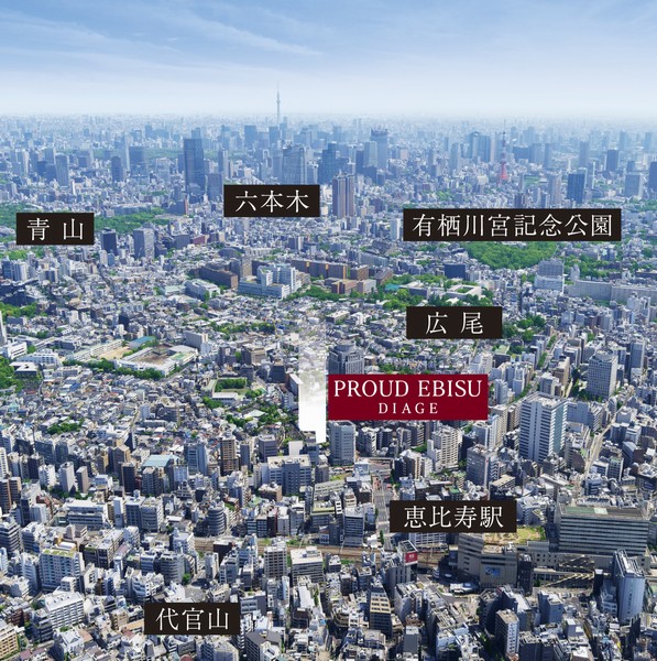 In the aerial photo taken on site (April 2013 as seen from the sky that was part CG processing, In fact a slightly different)