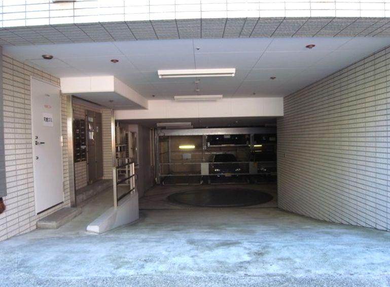 Parking lot. Common areas