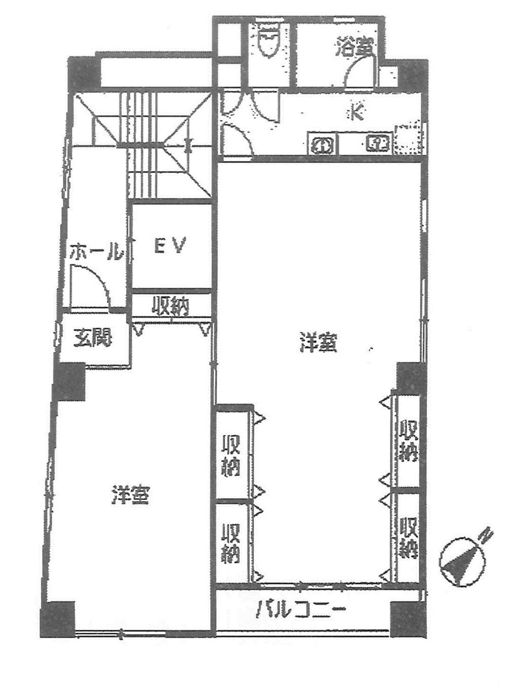 Floor plan. 1LDK, Price 38 million yen, Occupied area 72.98 sq m , Balcony area 3.99 sq m