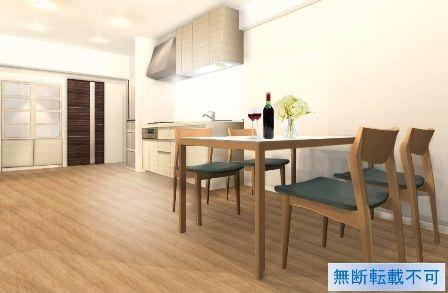 Living. ~ It is in a new interior renovation. 2014 end of February will be completed ~ Your preview is possible at any time. The field situation, There is the case that specifications may be changed. ◆ 9 floor view is good. ◆ "Hatagaya" Station 3-minute walk location of ◆