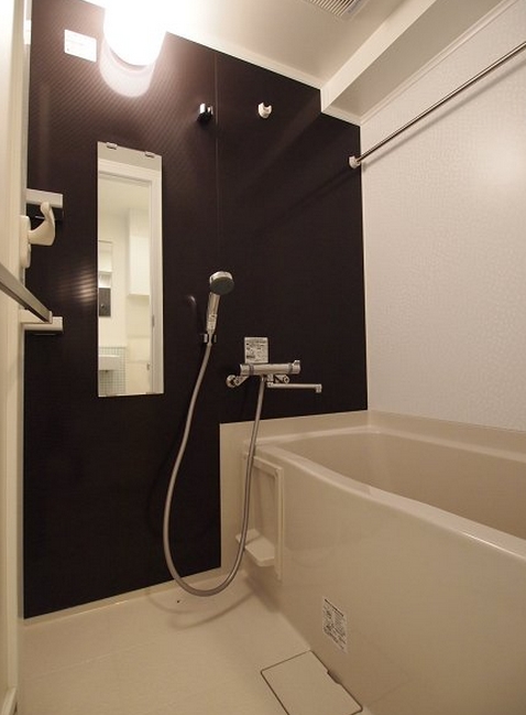 Bath. With bathroom dryer