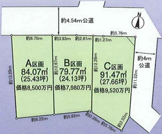 Other building plan example. Compartment figure