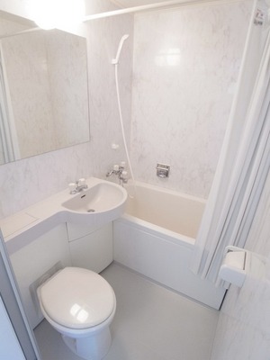 Washroom. Clean wash basin