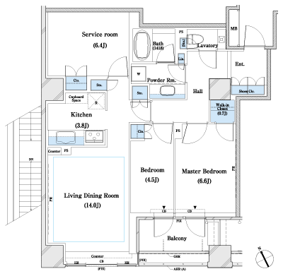 Floor: 2LDK + S + WIC, the occupied area: 81.12 sq m, Price: 110 million yen, currently on sale