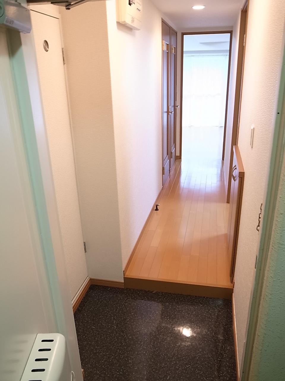 Entrance. Bright day and then insert from living room window