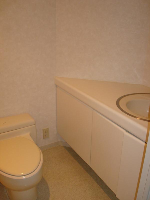 Wash basin, toilet