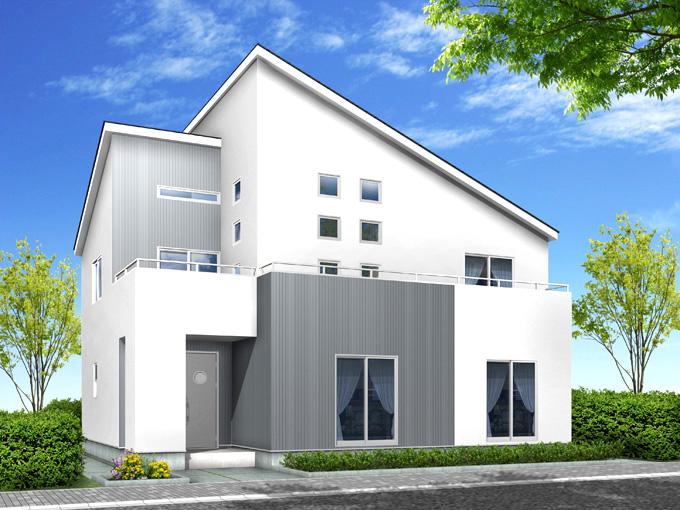 Building plan example (Perth ・ appearance). Example of construction