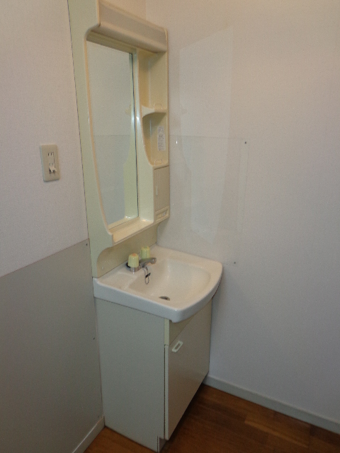 Washroom. Independent wash basin