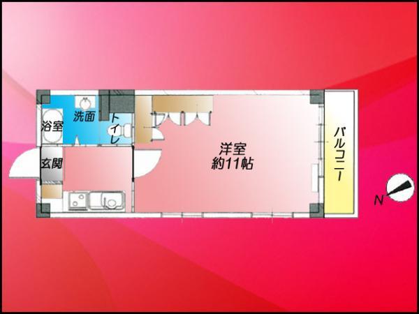 Floor plan. Price 25,800,000 yen, Occupied area 36.65 sq m