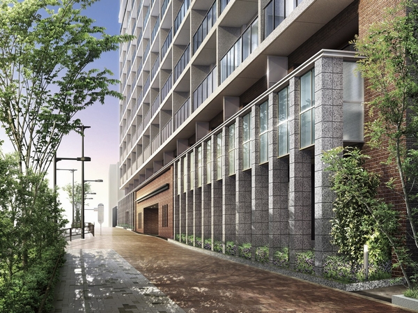 Entrance Rendering  ※ Those Rendering is that caused draw based on the drawings of the planning stage, In fact a slightly different. Also trees or the like in the site is what drew the image after it has to some extent growth. Shades of leaves and flowers, Tree form, etc. is slightly different and are from the actual image. Planted 栽計 images are subject to change without prior notice.