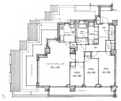 Floor: 3LDK + WIC + SIC, the occupied area: 109.96 sq m, Price: TBD
