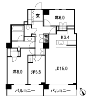 Floor: 3LDK + WIC, the occupied area: 89.84 sq m, Price: TBD